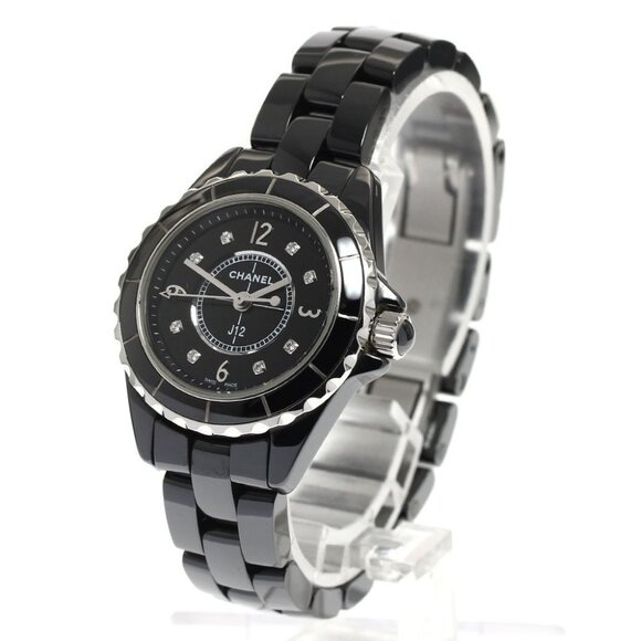 CHANEL J12 H2569 8P diamond black Dial Quartz Ladies Watch_893522 - Picture 3 of 7